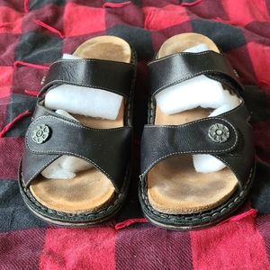 Black slide Finn Comfort 39